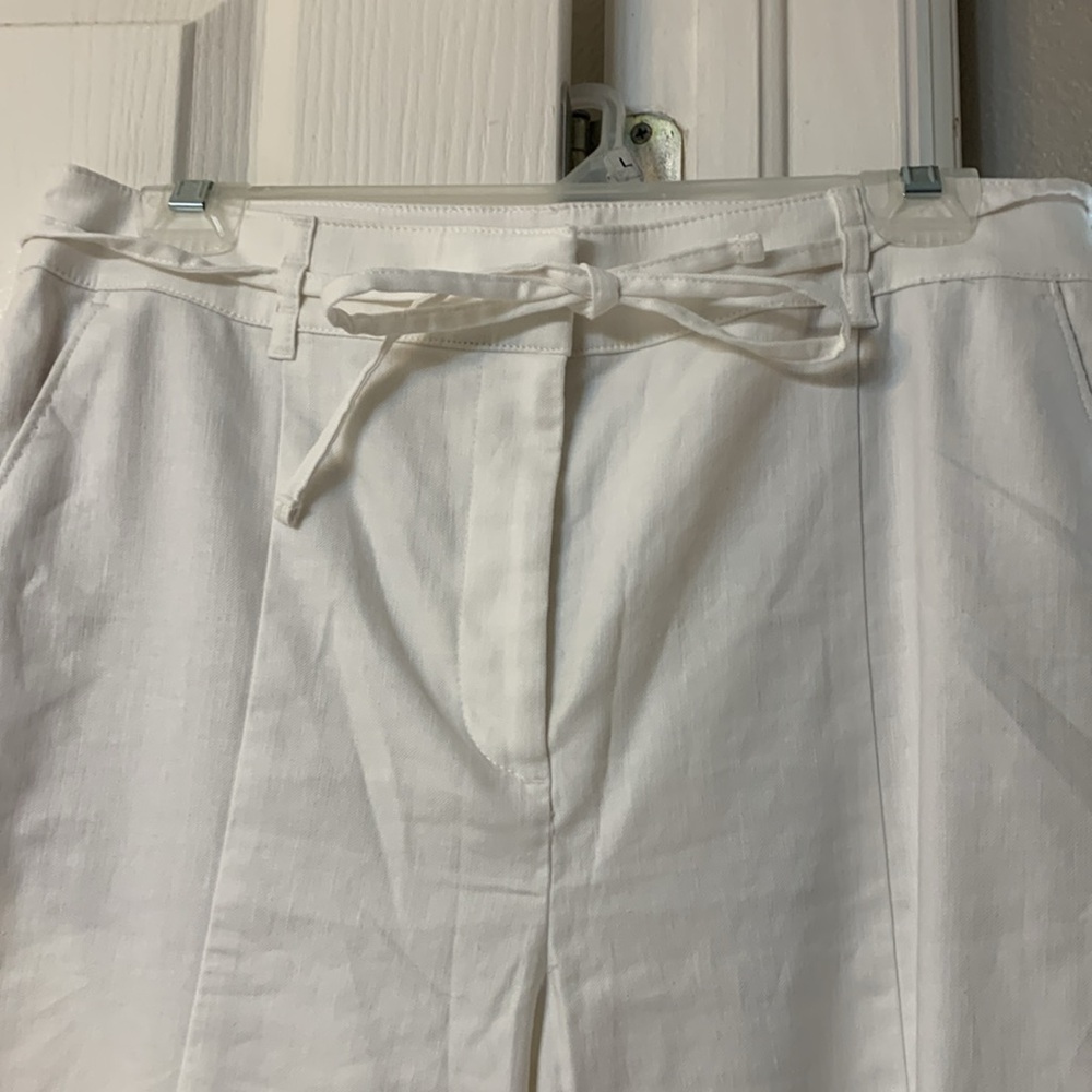 White twill work pants - Picture 2 of 6